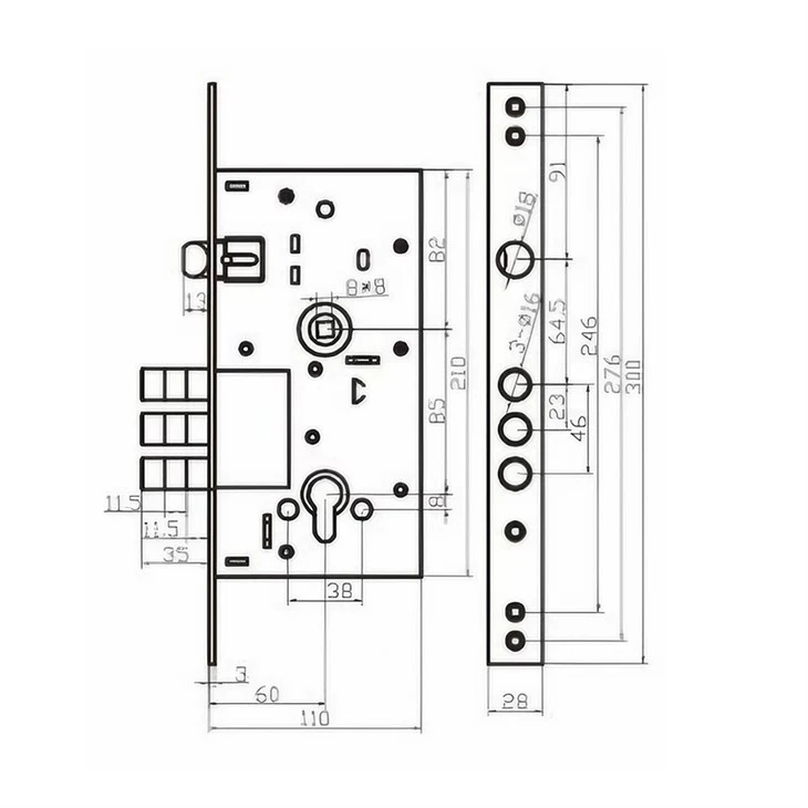 Mechanical Lock Body high quality